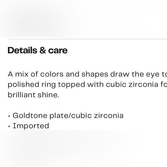 Nordstrom gold ring - Picture 5 of 5